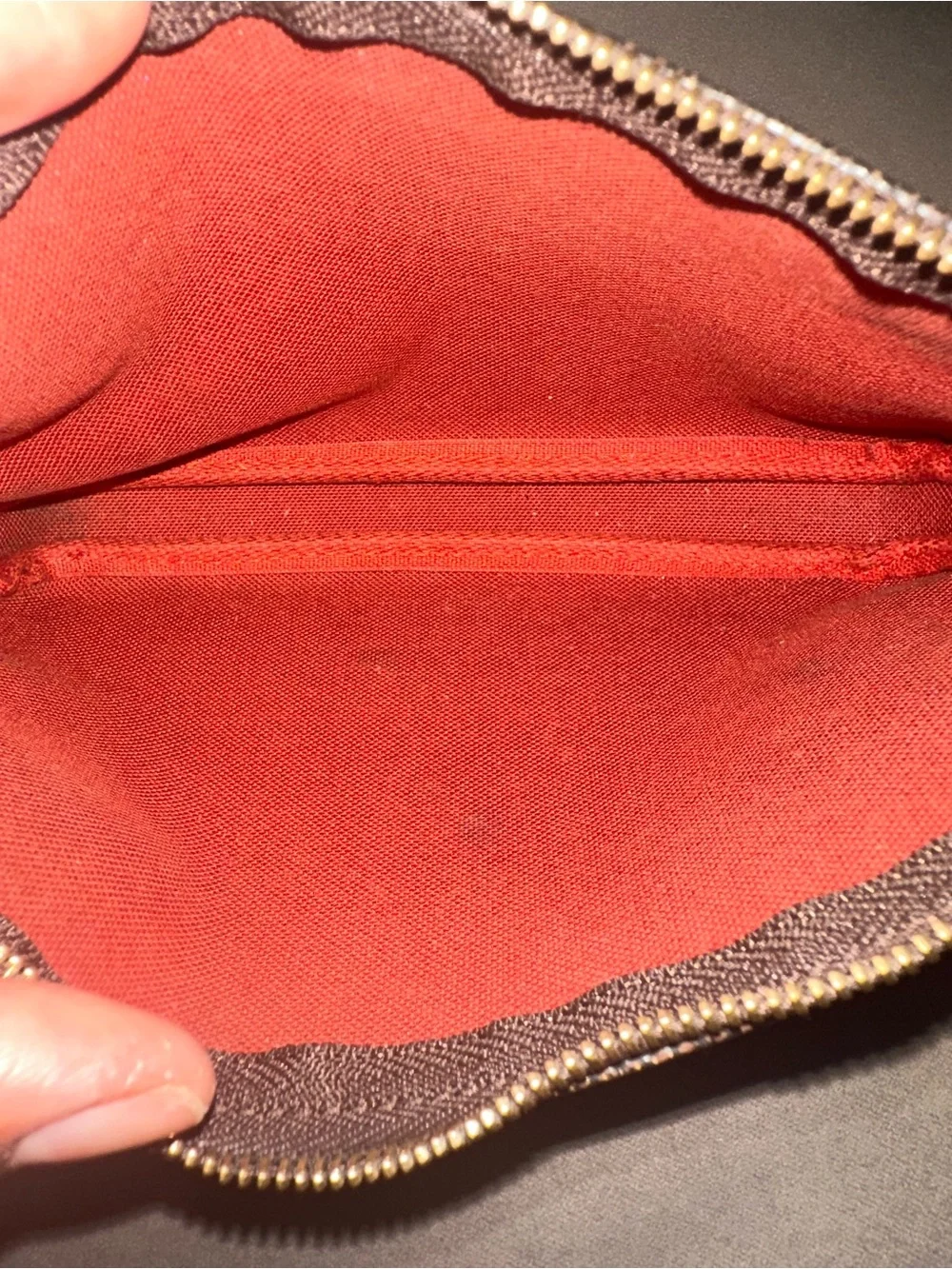 Louis Vuitton Damier Ebene MINI Pouchette Accessories *No Strap*